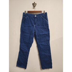 Simple Society blue high waisted straight leg jeans 7/28
